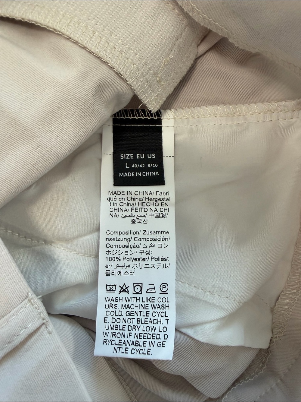 High Waisted Pleated Trouser Shorts with a Cuffed Hem - NWOT - Picture 2 of 4